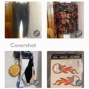 Levi’s 711 skinny zip👣👖29+ANAC stretch🌺blouse+Snow White🧦+⛓🔑🧇